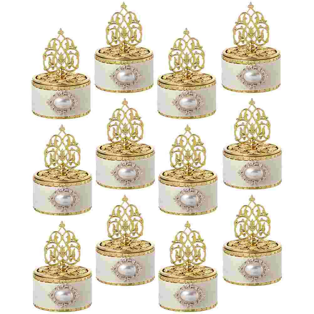 

12 Pcs Candy Box Boxes for Gift Giving Wedding Decoration Gifts Packaging Holder Pagoda