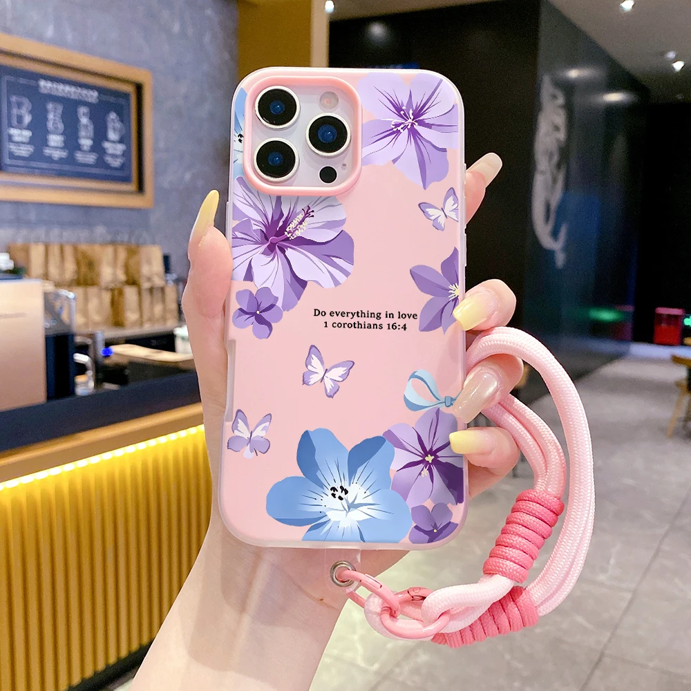 Fioletowe Kwiaty Motyle 2w1 Et – Phone Cases Purple recenzja i cena