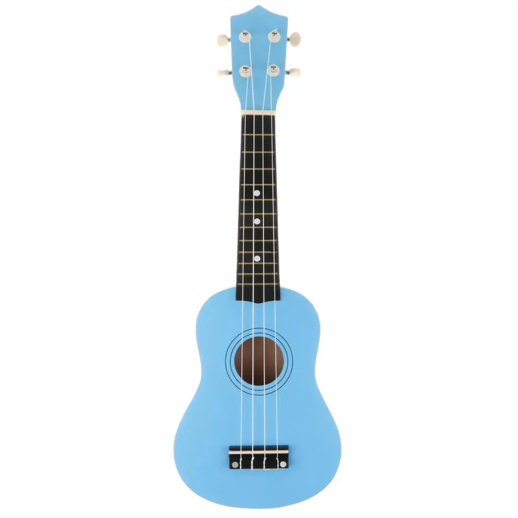 21 Inch Basswood Ukulele Child Music Instrument Set 4 String Acoustic Guitar for Beginner Kids and Entry Level Players
