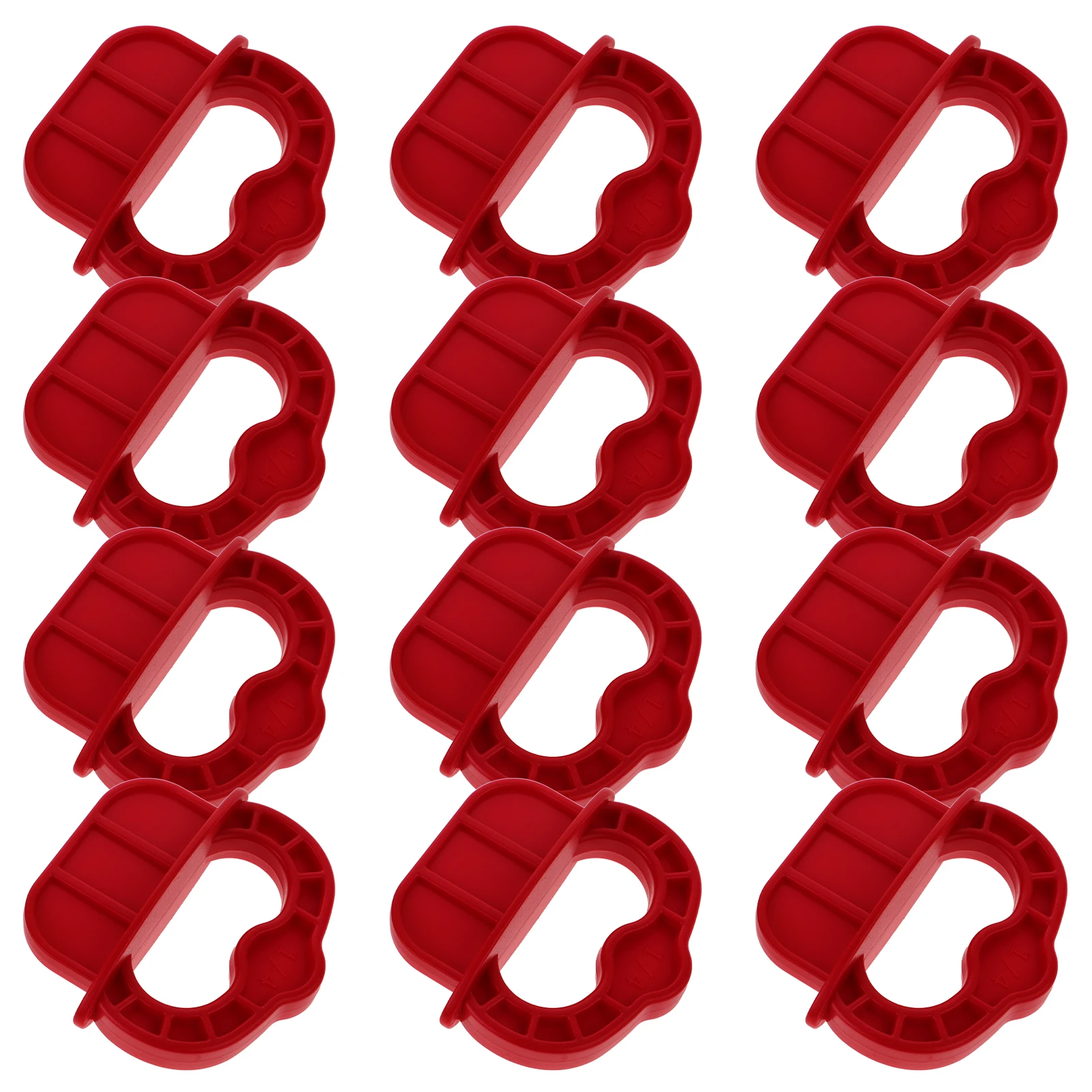 

12pcs Deck Board Spacer Rings Gap Decking Board Spacer 1/4 Inch Gap Tool Practical Wooden Spacers for Garden Flooring