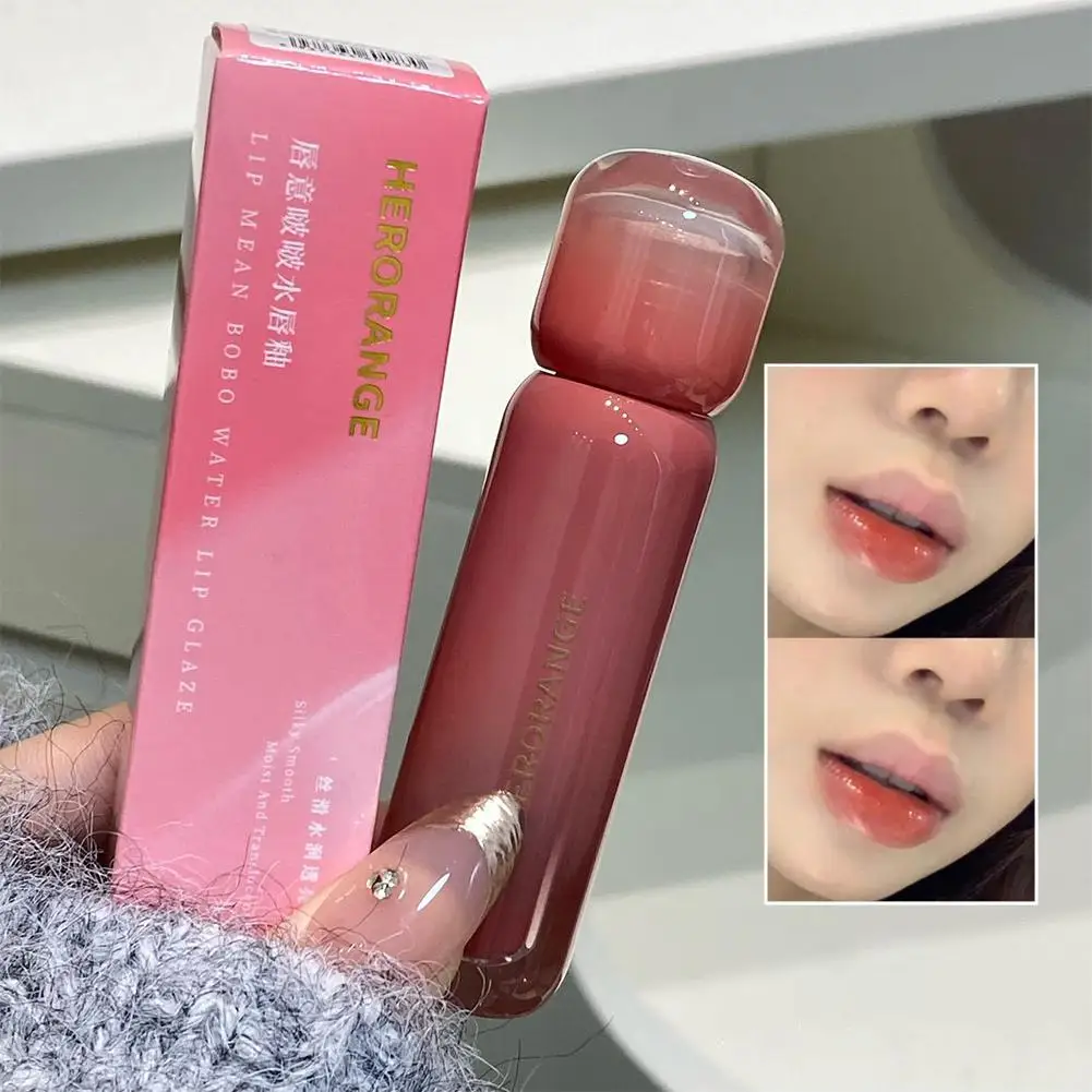 Uva affumicata Viola Rosso Smalto per labbra Specchio Acqua Lucidalabbra Rossetto liquido idratante Tinta trasparente Trucco Donne coreane Cosmetici
