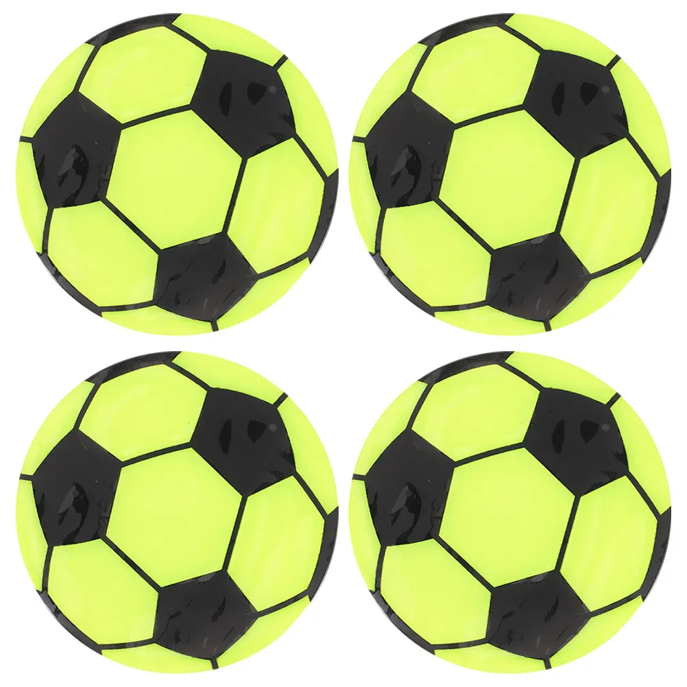 

4 Sheets Reflective Stickers Bike Safety Warning Night Visibility Outdoor Bike Reflectors Adhesive Reflector Decal for Wheels