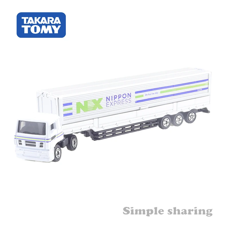 Takara Tomie Tomicalong Type Tomica No.135 Nx Nippon Express Wing Trailer Cars Kids Speelgoed Motorvoertuig Diecast Metalen Model