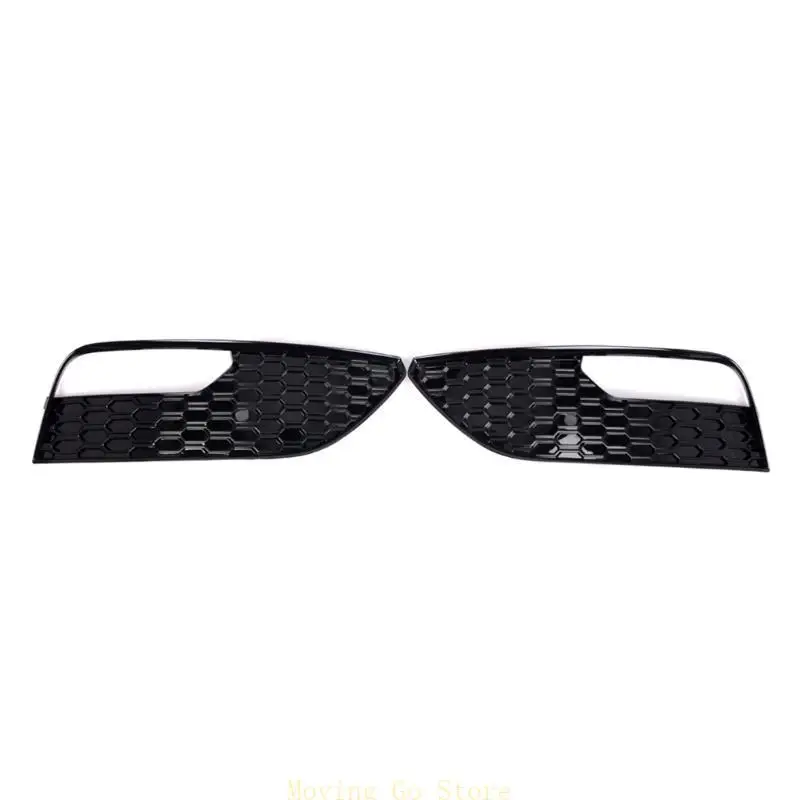 

B5XD For 2012-2016 Front Bumpers Fog Light Cover Grilles Foglights Frame