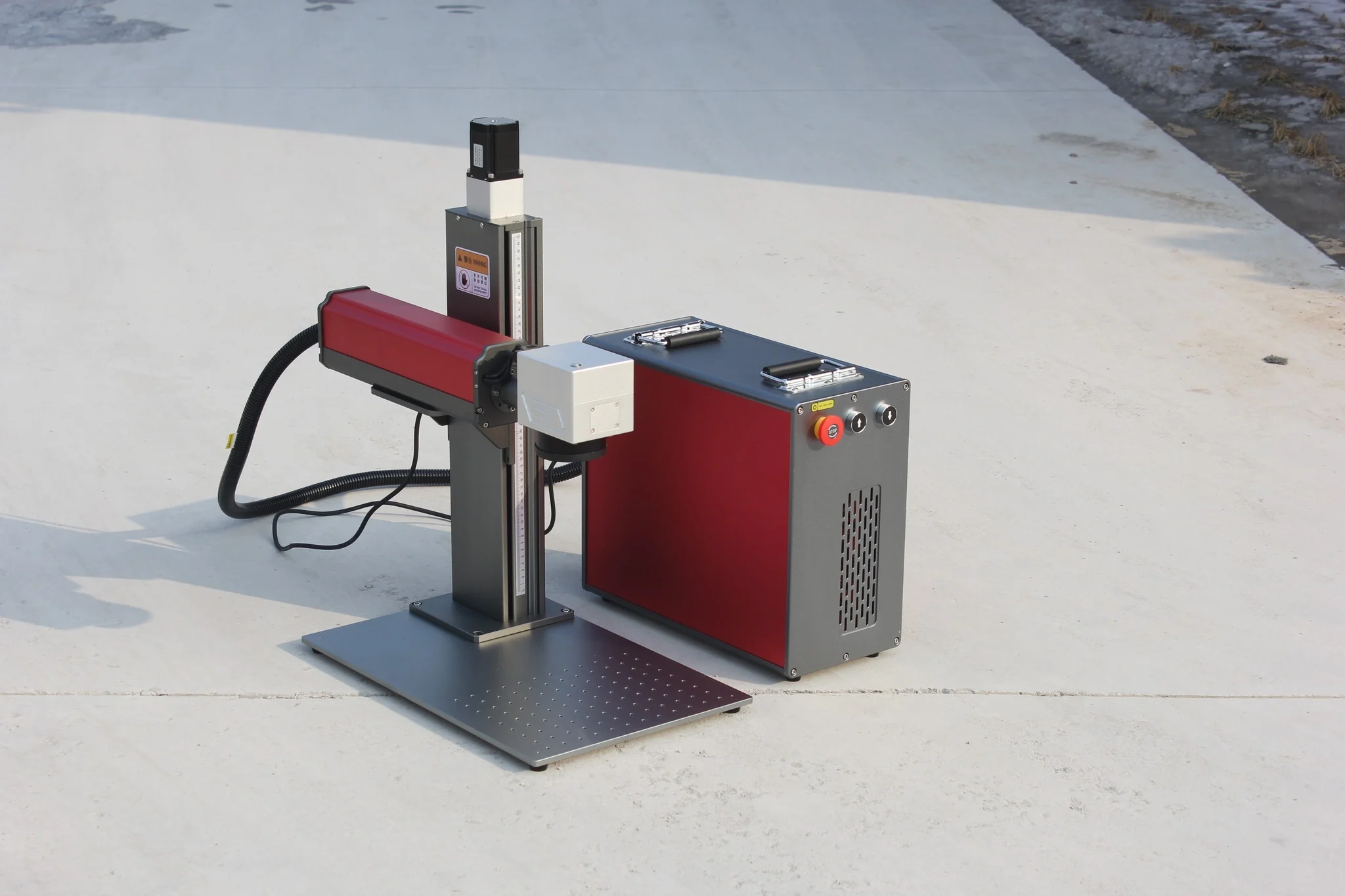 Fiber Laser Marking Machine 30w /20w/50w/100w Laser Engraving Machine Metal Metal and Nonmetal Carving Factory Outlet