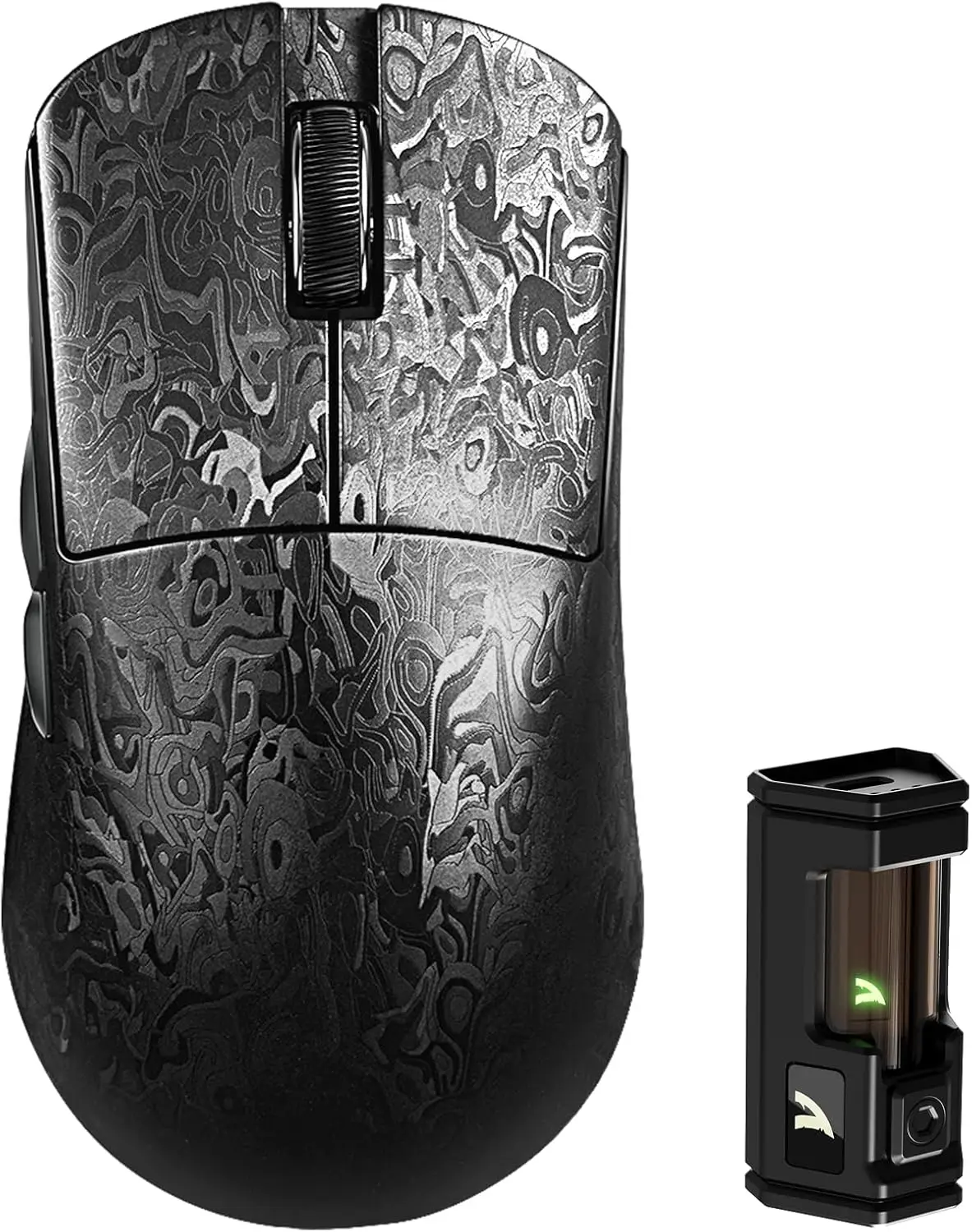 

ATTACK SHARK R11 Ultra 8K Carbon Fiber Wireless Gaming Mouse,PAW3950 MAX Sensor,49g Ultra-Lightweight,Nordic 52840 MCU Chip