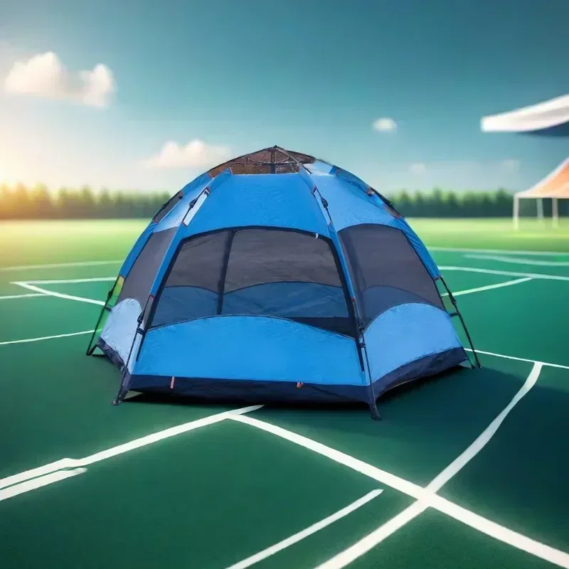 ques wholesale 6 corners 2 doors  tent outdoor camping tents camping outdoor outdoor tents