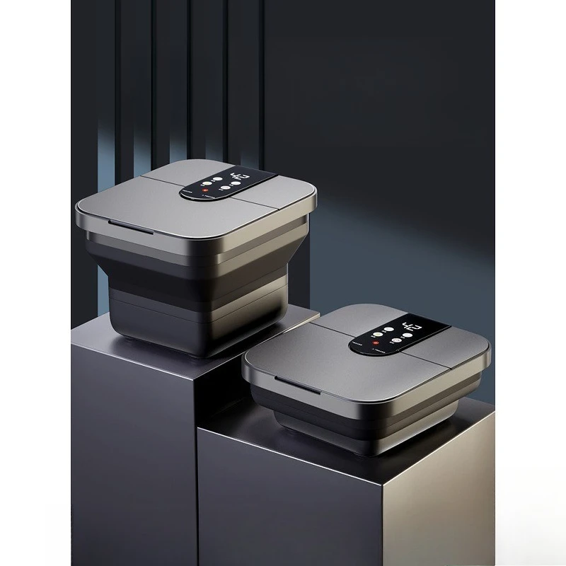 

German foldable foot bath electric constant temperature heating automatic massage deep foot bath household foot massage artifact