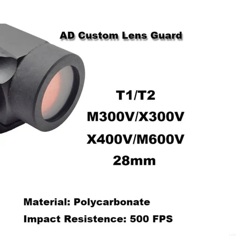 Flashlight Customed Len Guard Redness Dots Sight Cover Light Len Guard Flashlight Len Protectors