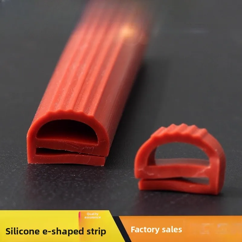 

High Temperature Resistant Silicone E Type Seal Strip E14 E16 E18 for Oven Cabinet