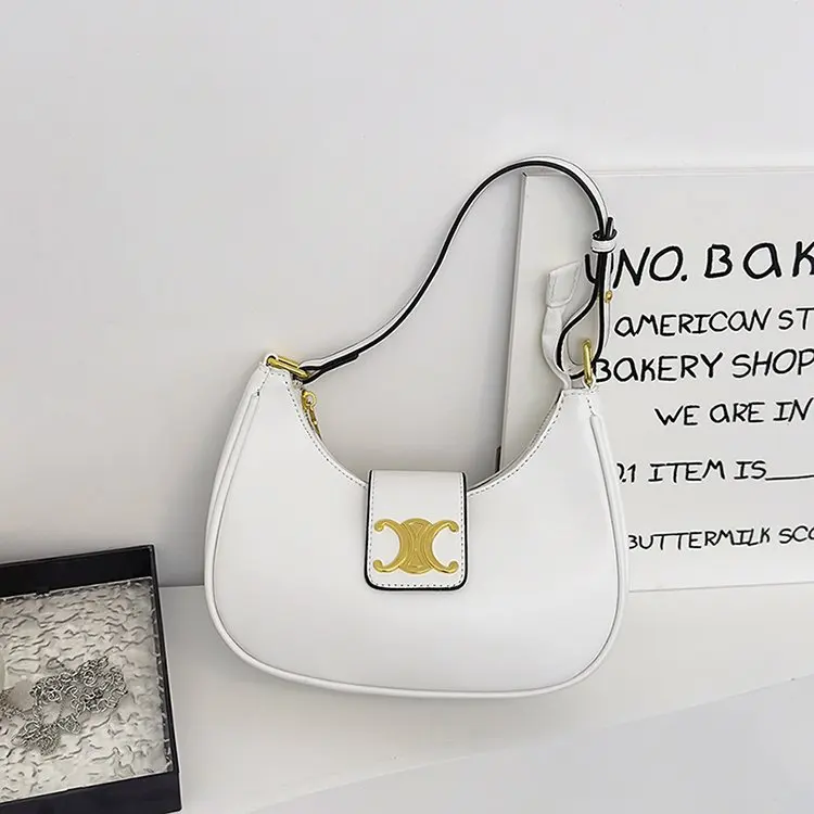 حقيبة هلال كلاسيكية جديدة لعام 2025 للنساء - جلد ممتاز، أنيقة للاستخدام المحمول والإبط والكتف والجسم