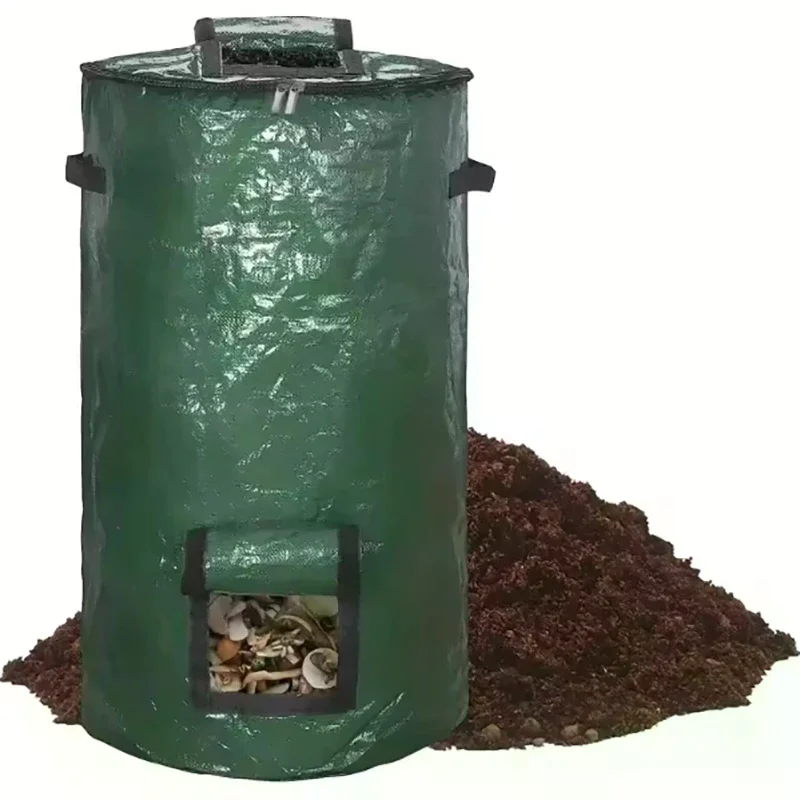 Bag Can Be Sealed Reusable Organic Fertilizer Bag Garden Gardening Leaf Bag Compost Bag Compost