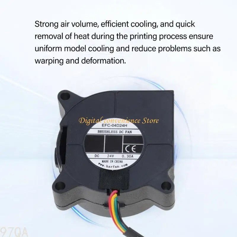 

97QA 4020 Вентилятор вентилятора для -принтеров Высокоэффективные охлаждения с низким уровнем шума.