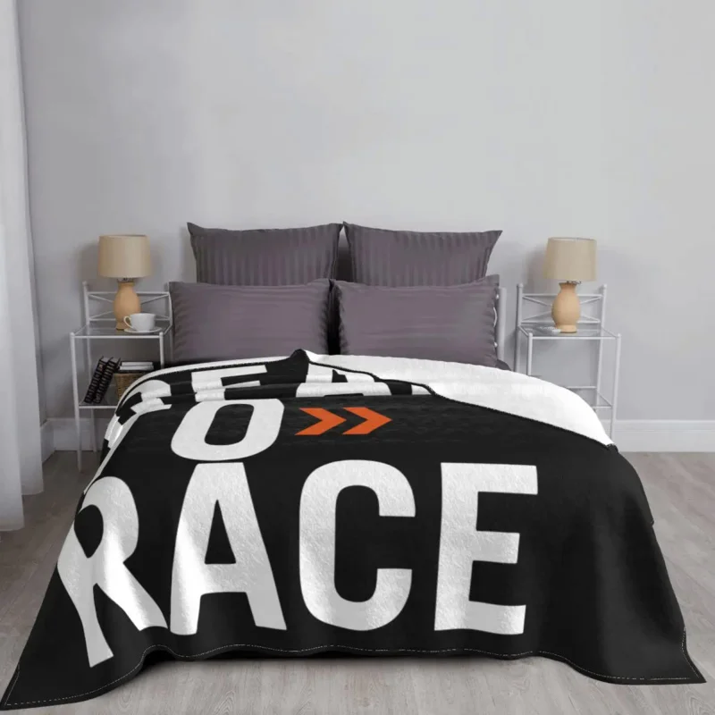 

Ready To Race Enduro Cross Motocross Bitumen Bike Life Fleece Soft Throw Blankets for Chair Covering Sofa All Season