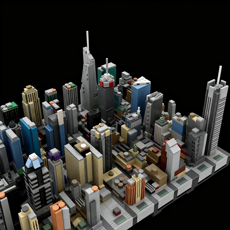 6244pcs MOC Theater District T - đánh giá và giá Kids Toys Nyc