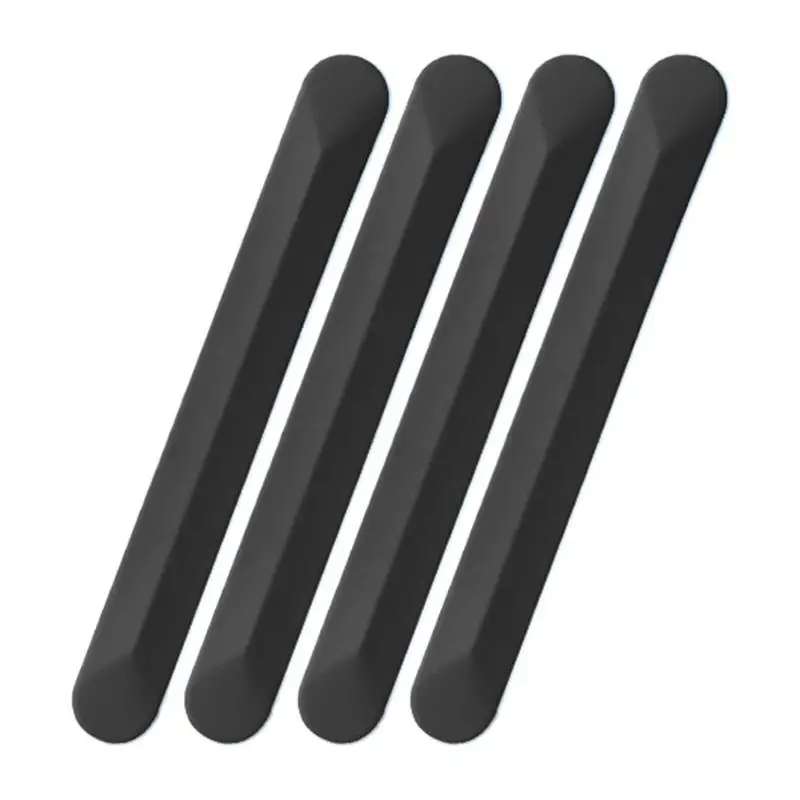 Auto Door Anti-Collision Strip Auto Door Anti-Collision Sticker Flexible 4X Vehicle Door Guards Strips For Rearview Mirrow And