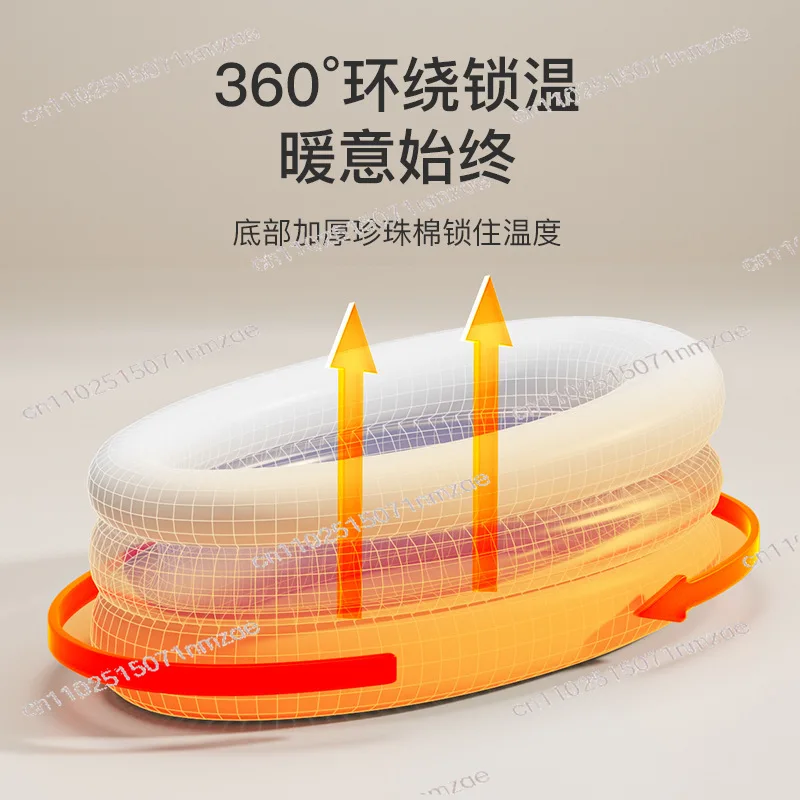 inflatable hug bathtub bath bucket portable adult free installation Folding bathtub
