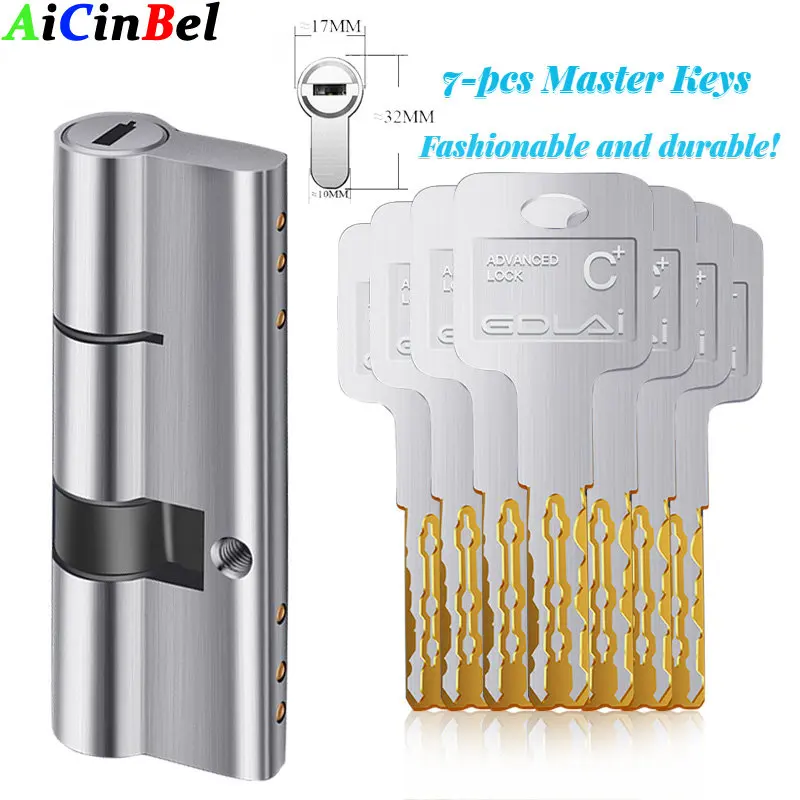 

High quality European standard door locks,Super C-level anti-theft lock cylinder,Entrance door lock core,Household lock cylinder