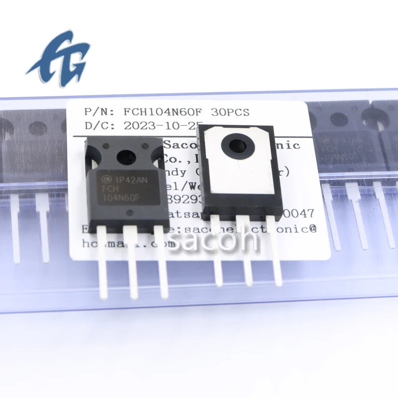 (SACOH Electronic Components) FCH104N60F 2Pcs 100% Brand New Original In Stock