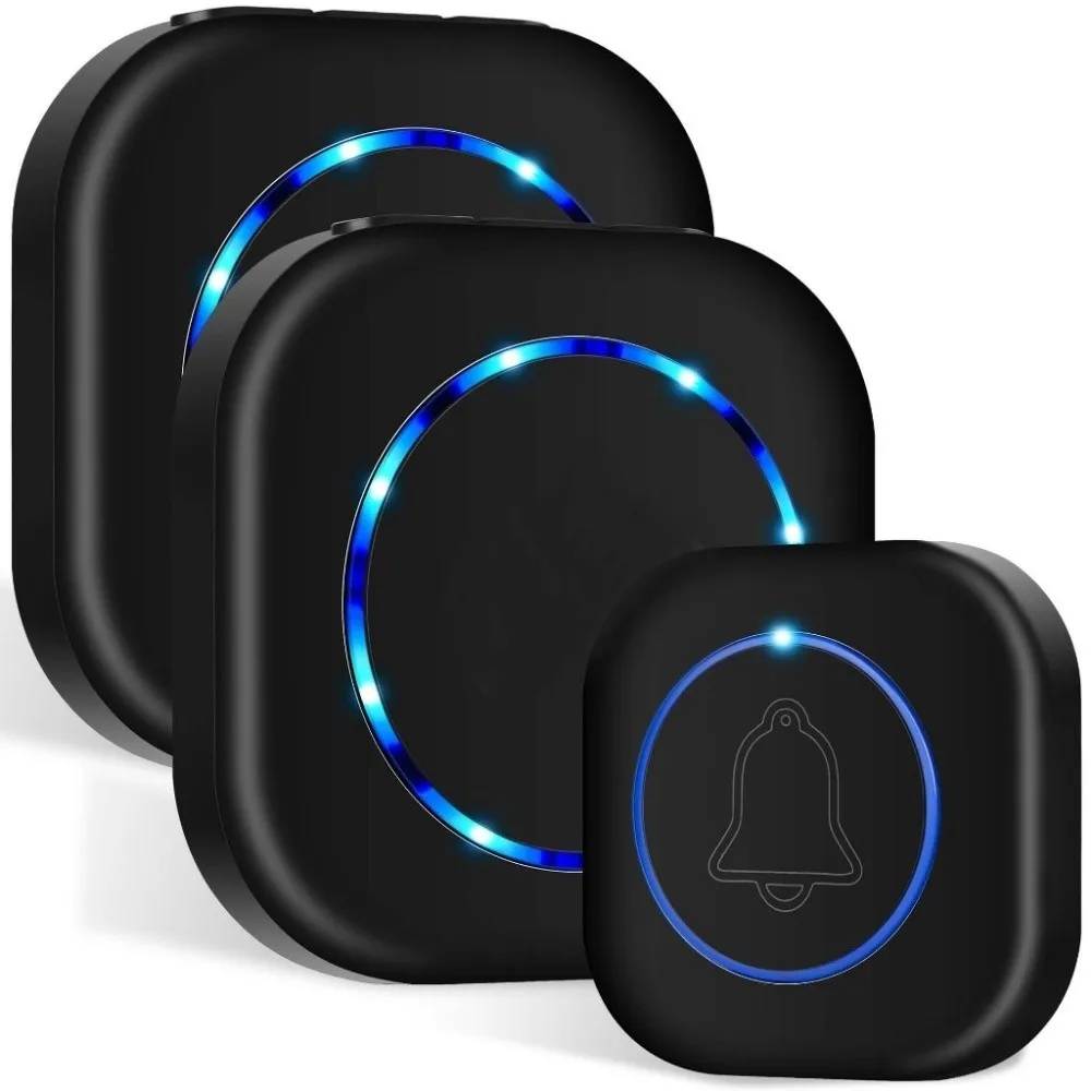

Waterproof Wireless Doorbell Intelligent 36 Songs Electronic Doorbell 4 Volume Levels Through Wall Signal Smart Doorbell
