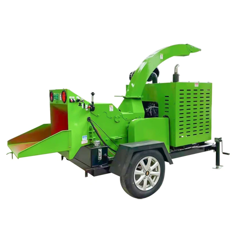 Tractor-Mounted Orchard Pruning Chipper with PTO Drive 6cm Cutting Belt Drive Maintenance Free Motor As Core Component