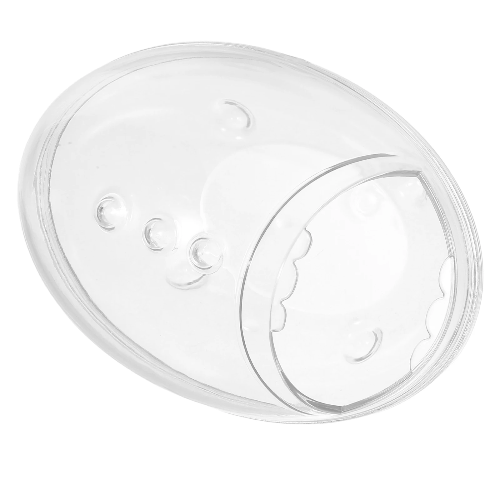 

Clear Hamster Bath Transparent Pet Toilet Dust Bathtub Sand Box Cage Accessory Small Animal Space-Saving Sturdy Safe for Hamster