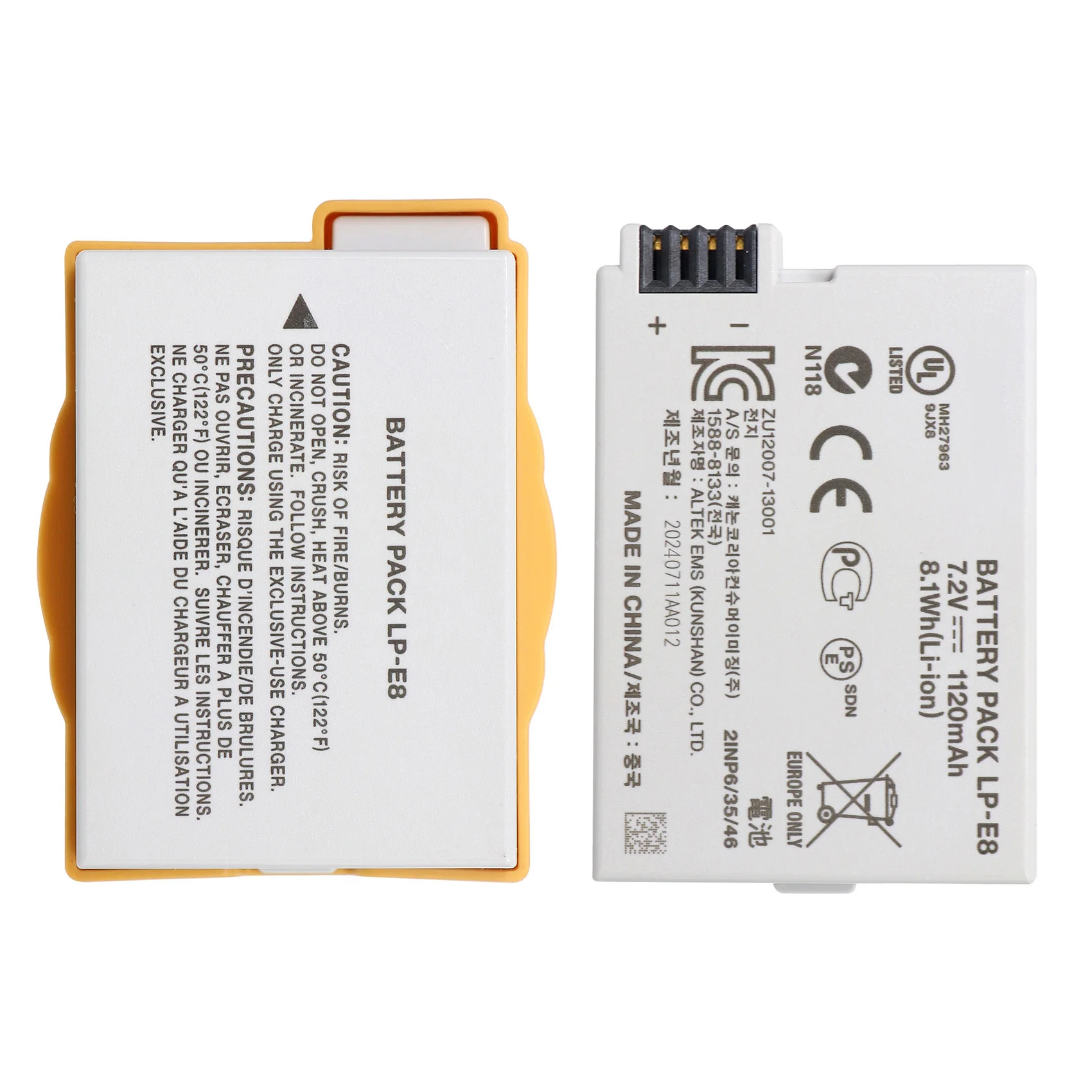

Original LP-E8 LPE8 Battery LC-E8E Charger for Canon EOS 550D 600D 650D 700D Rebel T2i T3i T4i T5i SLR X4 X5 X6 X6i X7i Camera