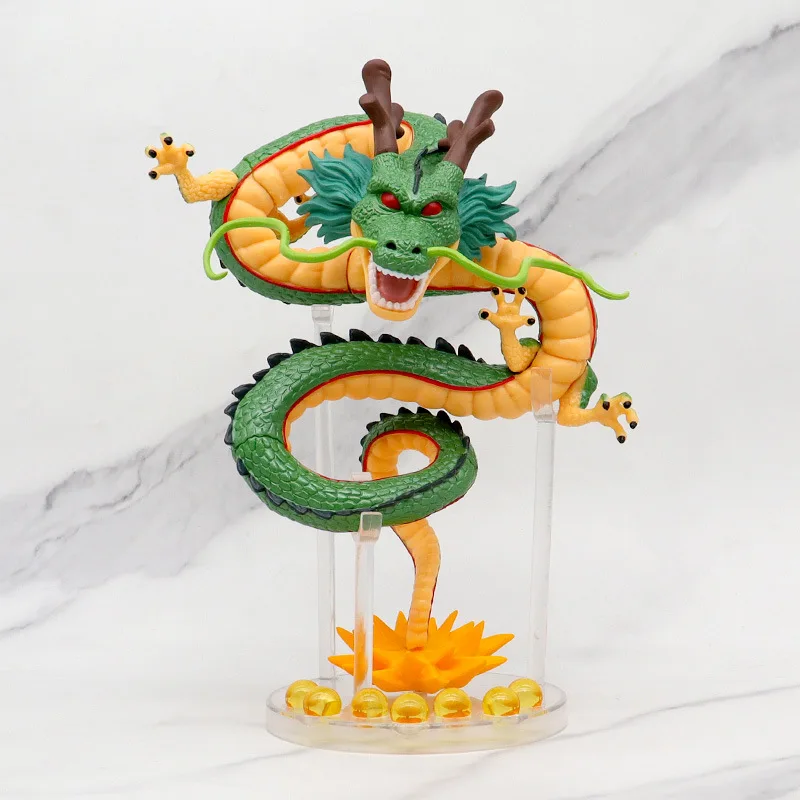 Anime Dragon Ball Z 18CM Shenron Statue Action Figurine PVC Doll DBZ Toys GK Model Statue Ornament Birthday Gift For Children