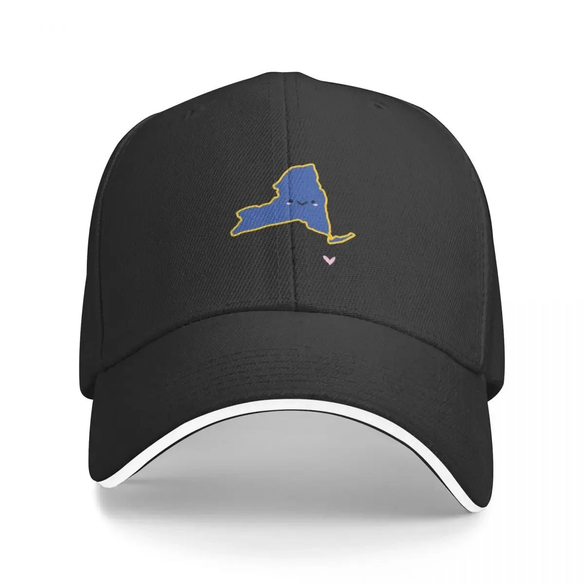 New cute New York state happy face hofstra colors Baseball Cap cute Fashion Beach Boy Child Hat Women's