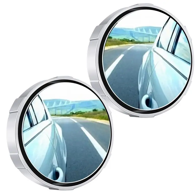 Blindspot Mirrow For Car Wide Angle Adjustable Rear View Mirrow 2PCS Multipurpose Automotive Accessories Round Side Mirrow For