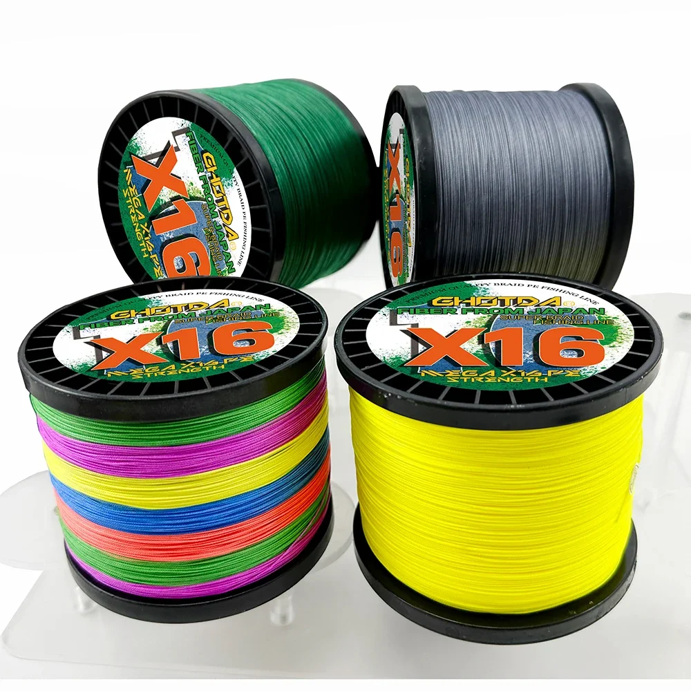 Hilo Trenzado PE 16 Hebras – Multifilamento para Pesca Marina