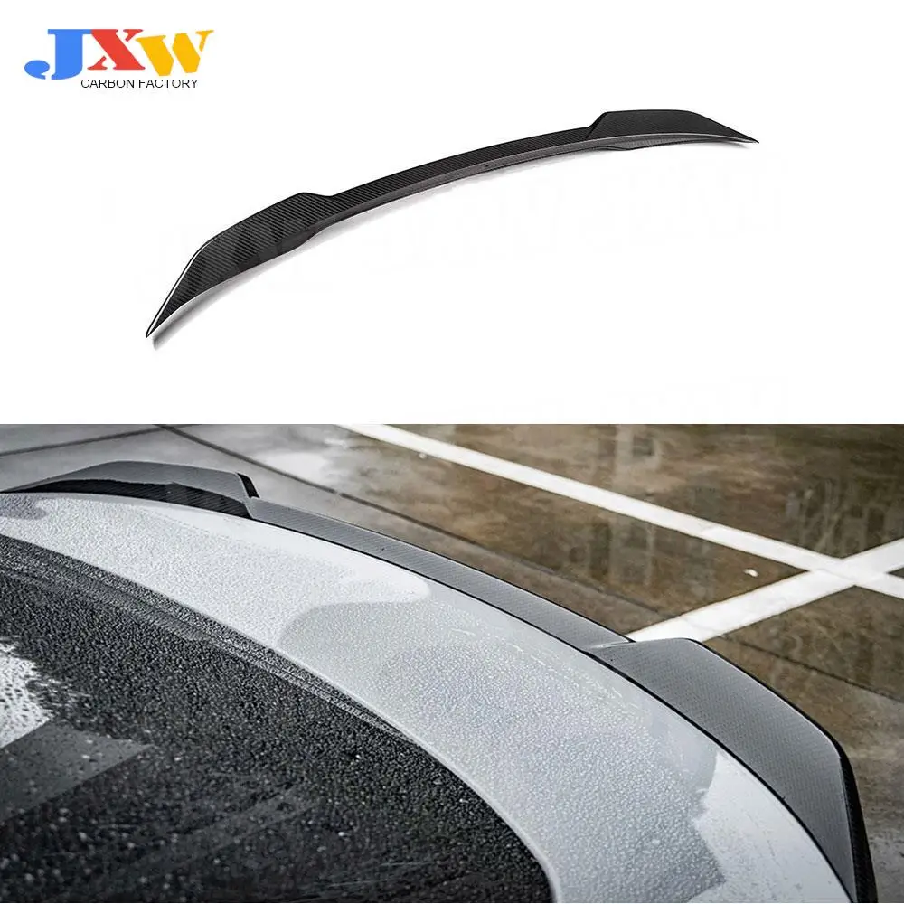 

Dry Carbon Fiber FRP Rear Trunk Spoiler Wings Bodykits for BMW 4 Series G26 M Sport Sedan 2020+ Rear Boot Spoiler