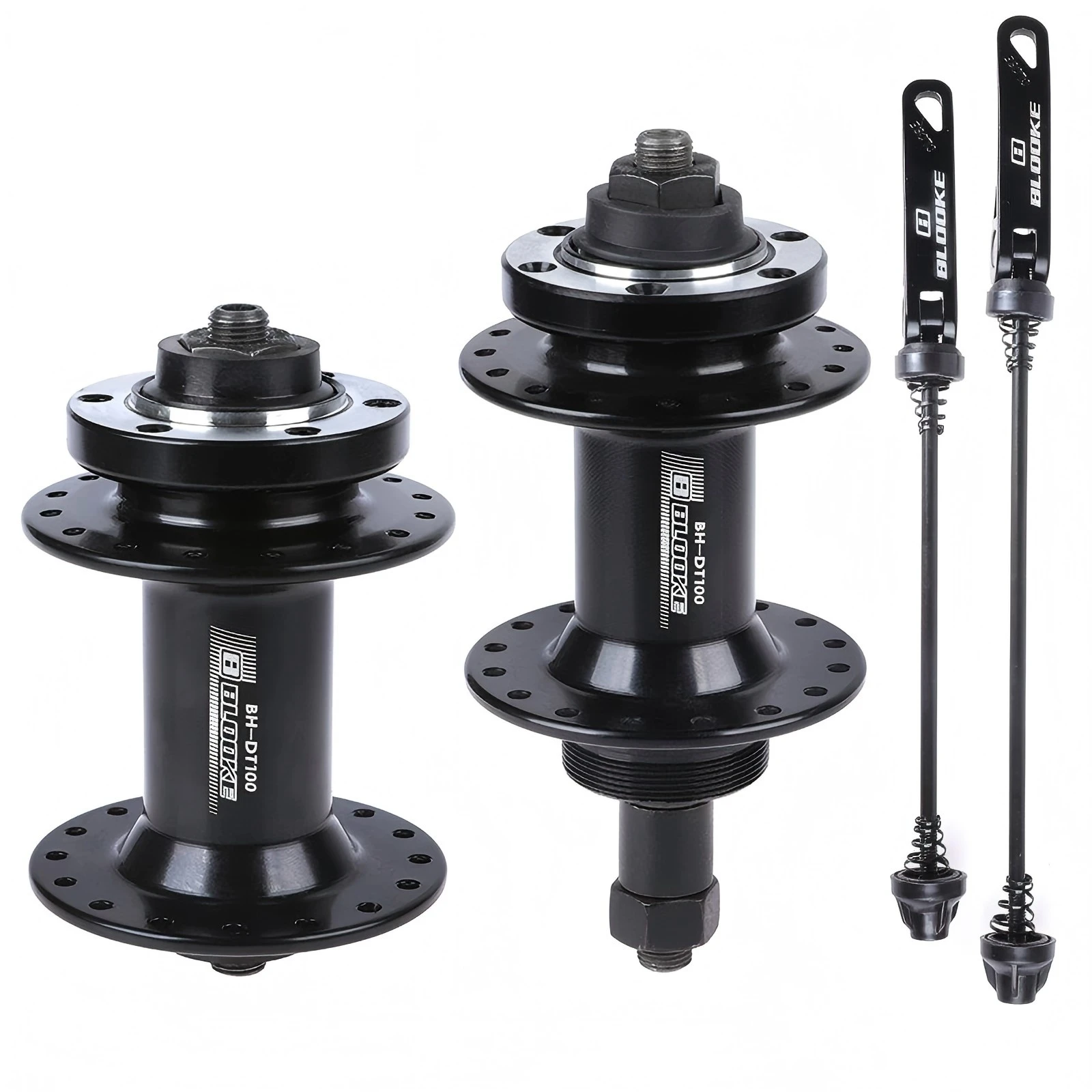 

MTB Hub DT - 100, 6/7/8 Speed, 32Holes, Aluminum Alloy, Black, Front 321g/Rear 367g, Front 100mmX5.2mm/Rear 135mmX5.2mm