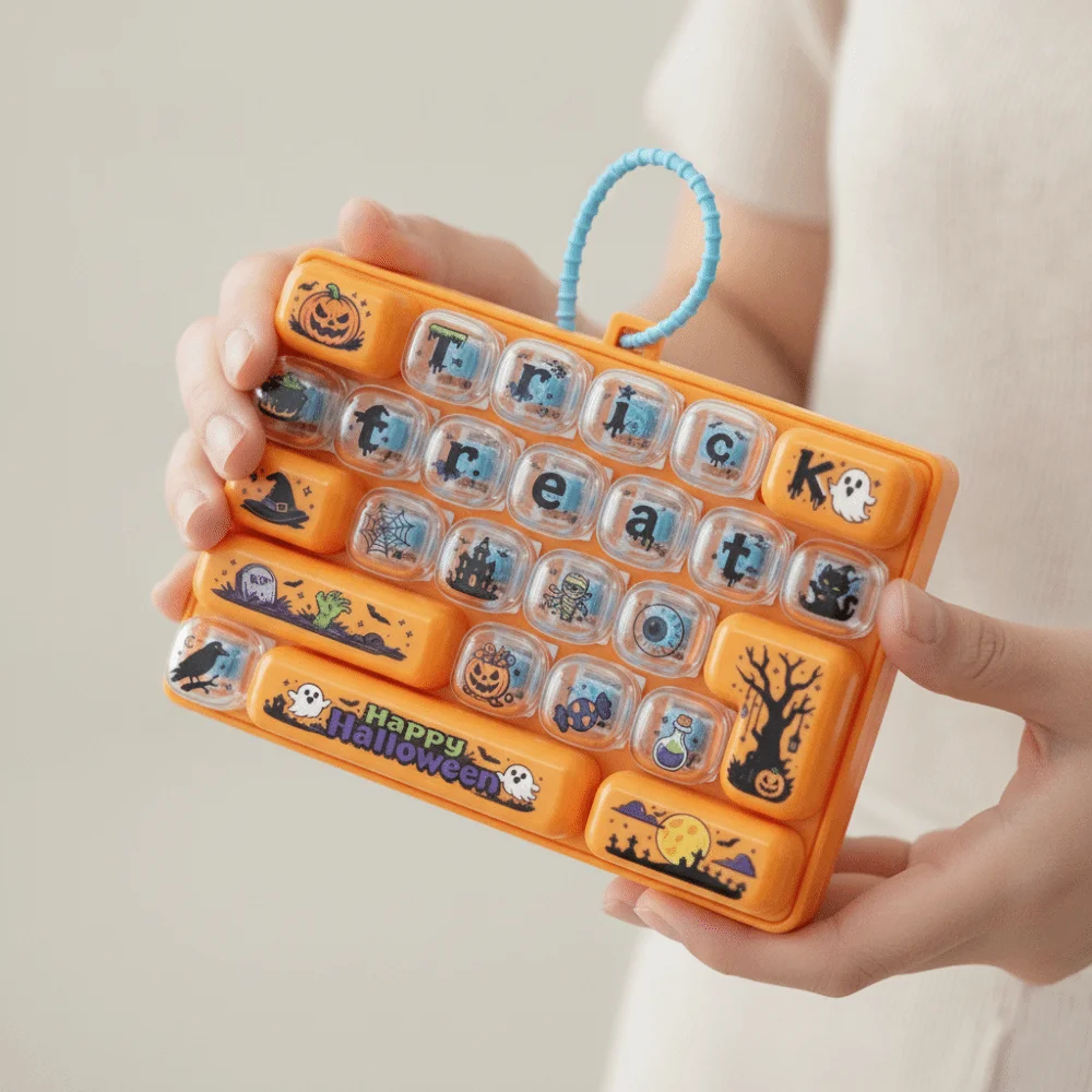 26 Key Decompression Button Cute Design Small Gift Mini Keyboard Pendant Creative Style Bag Hanging Ornament