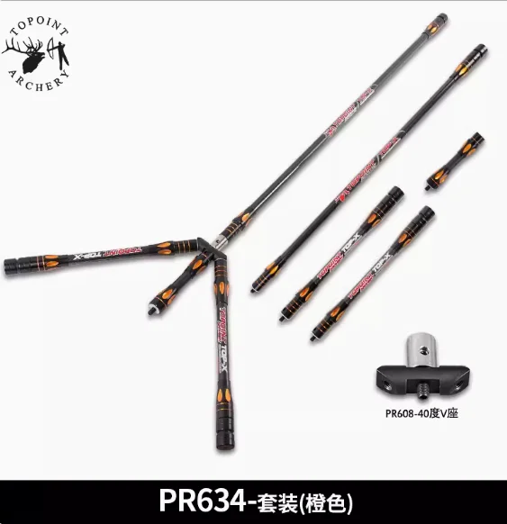 Topoint PR634 Stabilisator Seitenstange 10/12/15 Hauptstange 18/24/27/30/34 Zoll 3K Reine Kohlefaser Bogenschießen Recurvebogen Ausgleichsstange – Detail 11