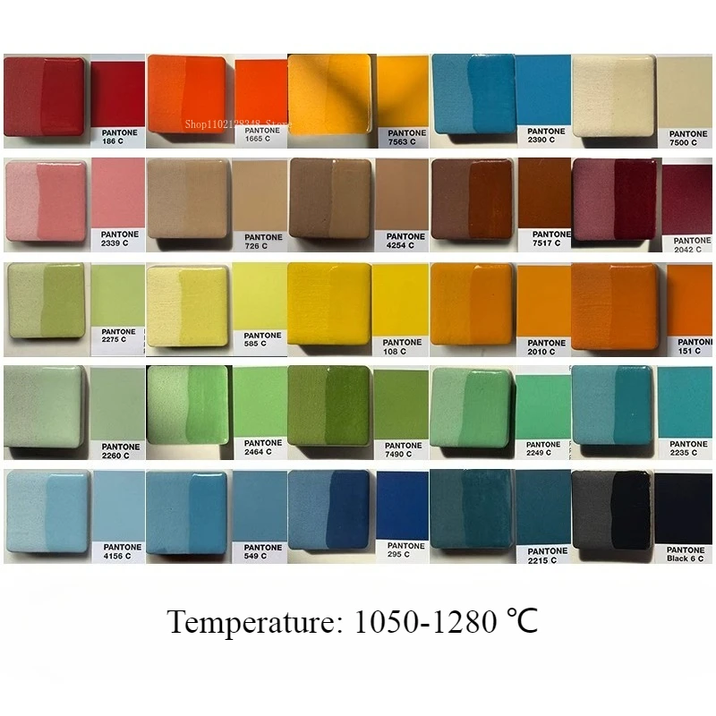 12-color/set Underglaze Color Concentrate/Handmade DIY Pottery Ceramic Painting Paint Hand-painted Flowerpot Pigment 1050-1280 ℃