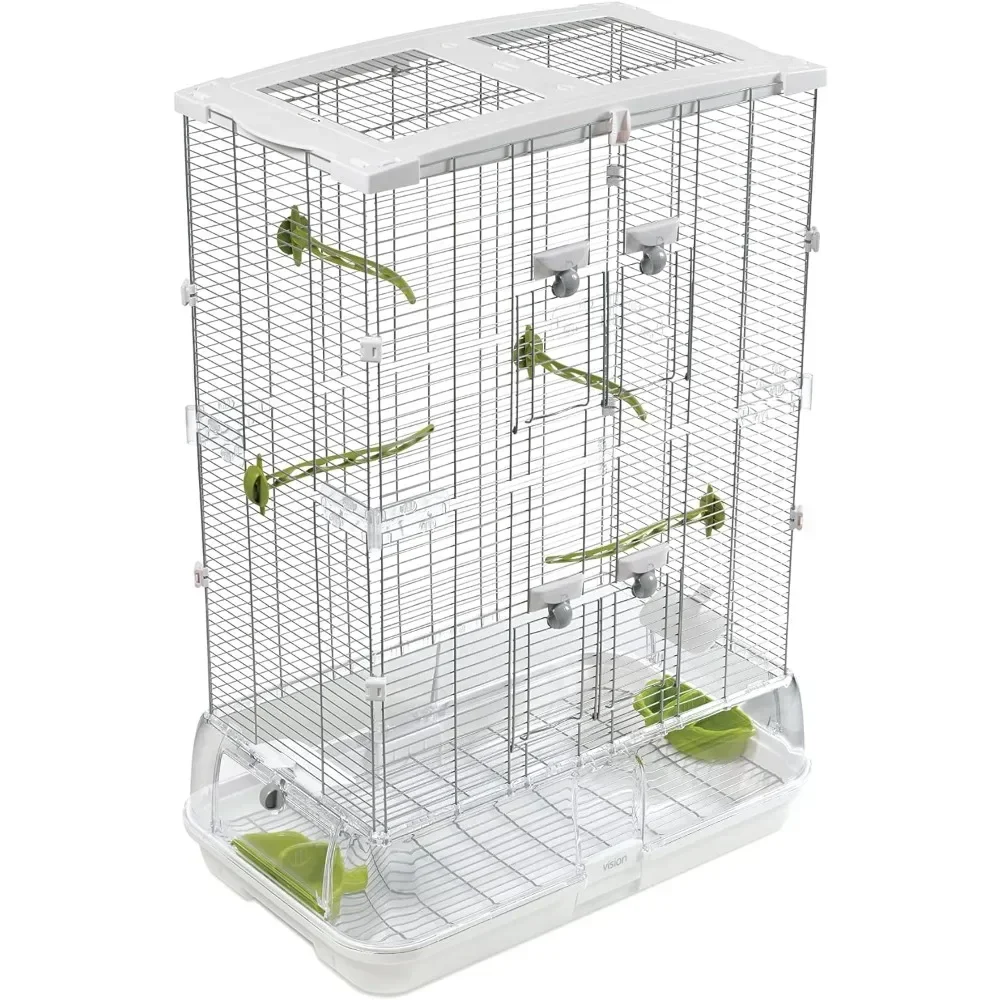 Bird Cages Medium and Tall People Birdhouse for Parakeets Nest for Birds Finches and Canaries Wire Birdcage Cage Supplies Pet