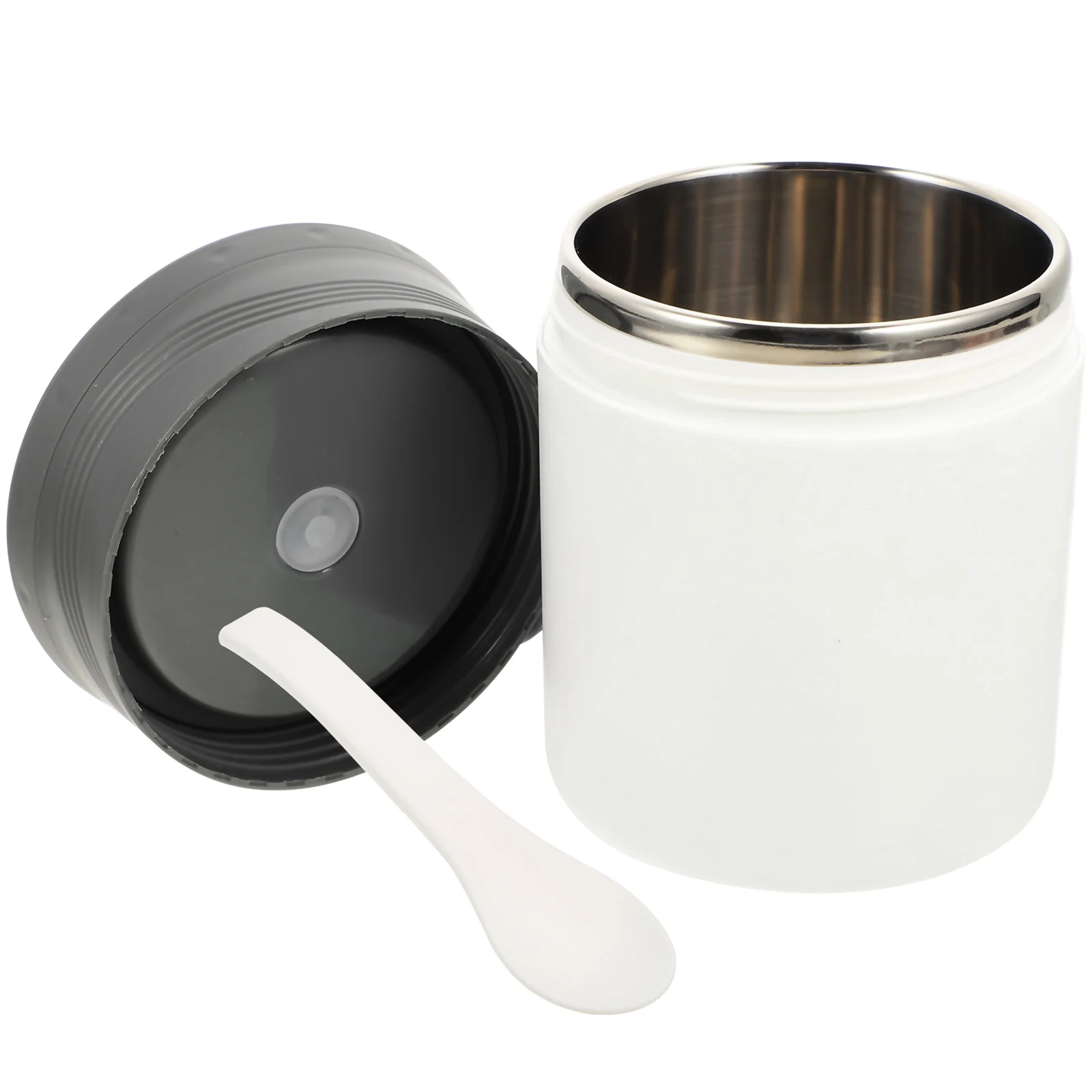 

Insulated Soup Cups Mini Breakfast Hot Cold Tableware White Portable Food Container Child Insulation Barrels Leak Proof