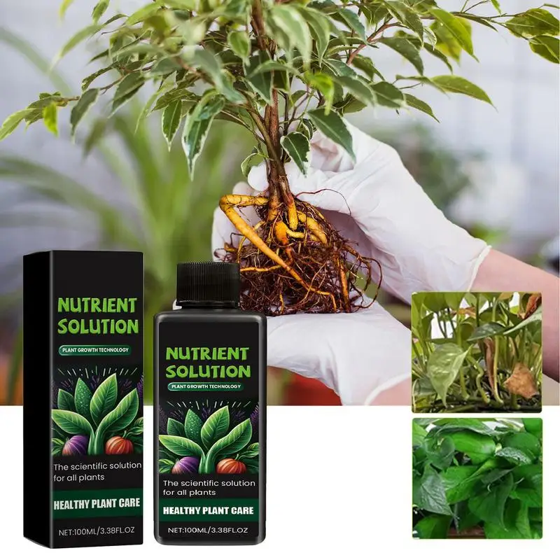 

Plant Nutrients 100ml Plant Nutrient Solution Natural Liquid Fertilizer and Plant Growth Enhancer for Soils Plants Hydroponic