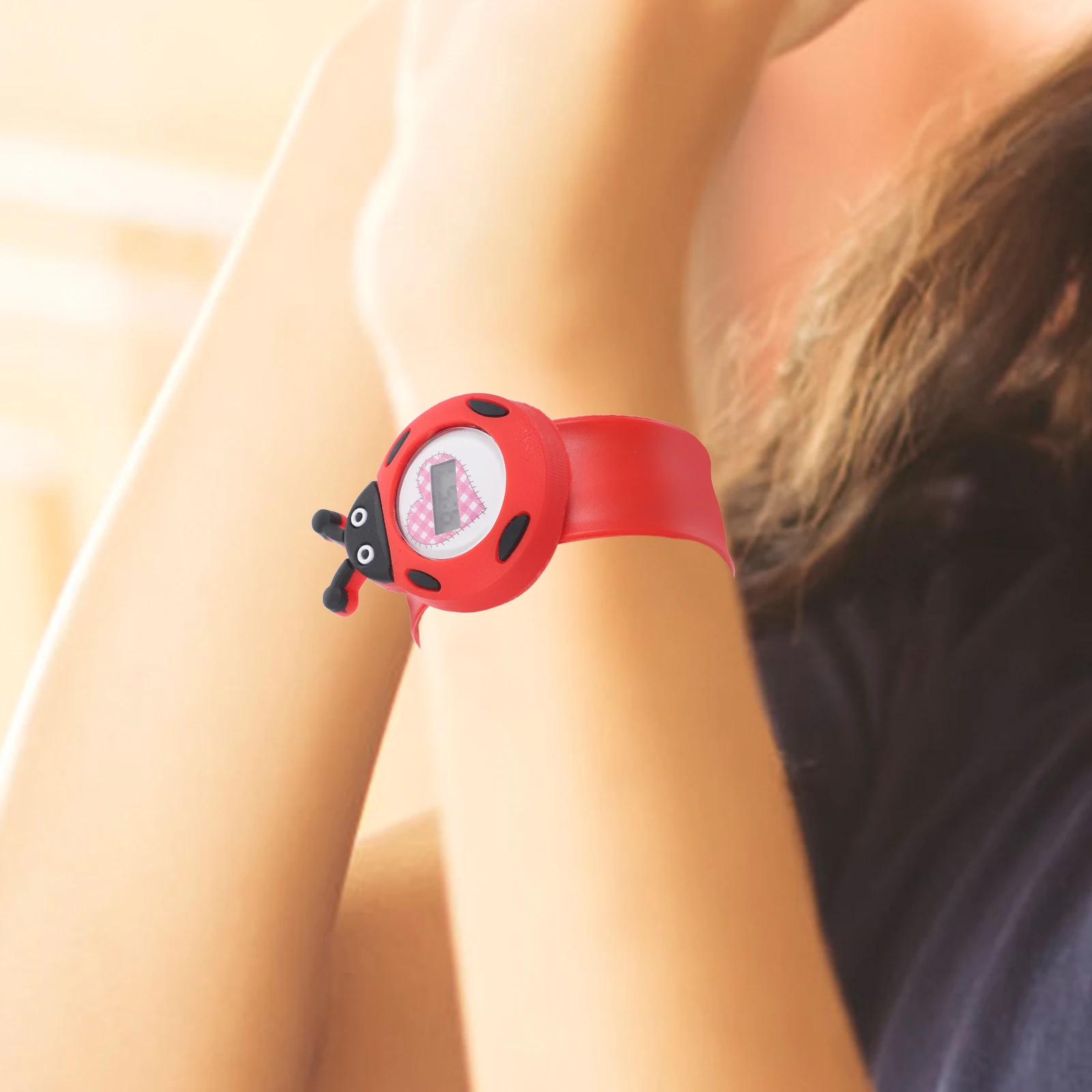 3pcs Digital Silicone Watches for Kids Cartoon Pattern Student Learning Fun Arabic Numerals Safe Comfortable Gifts