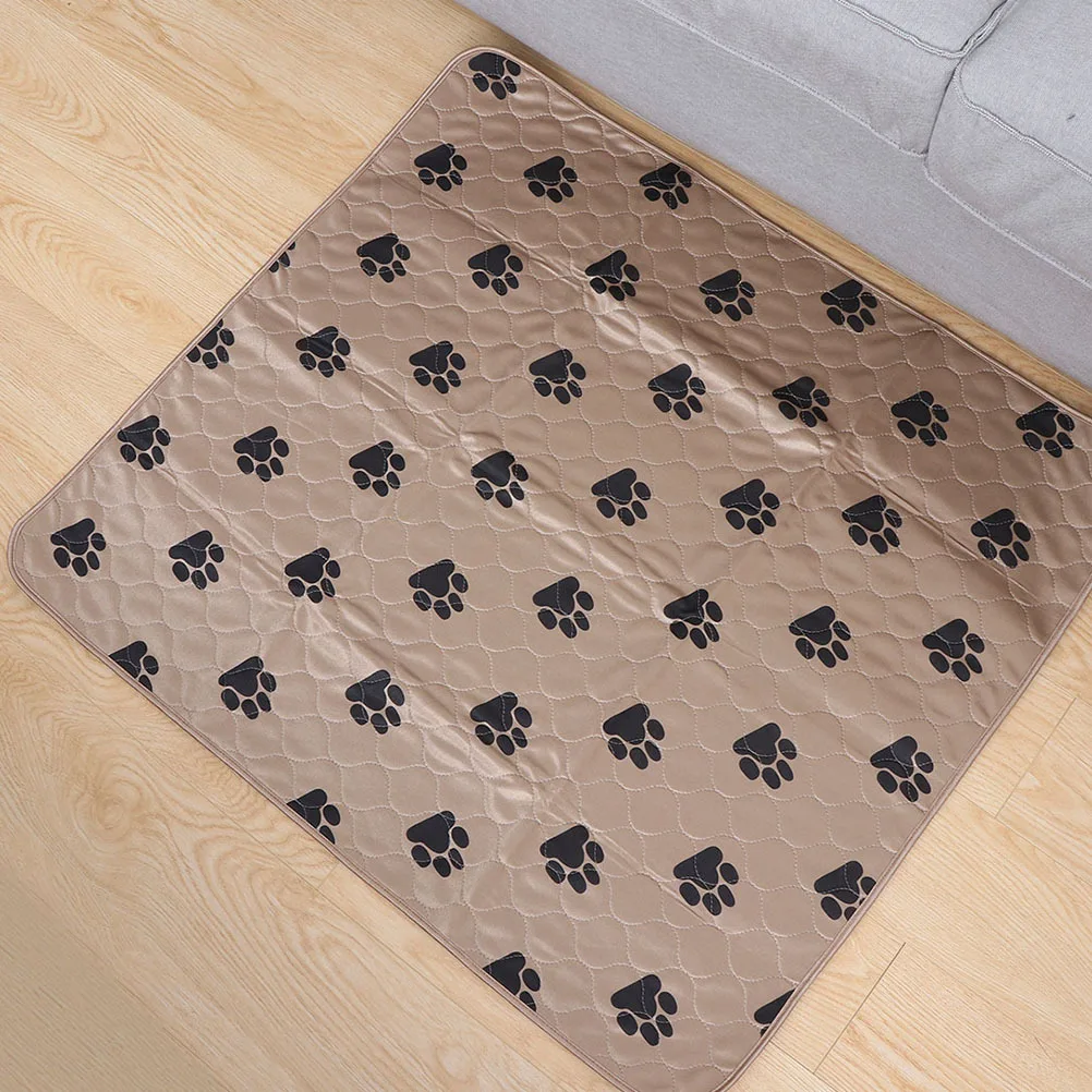 

Pet Urine 60X40X0.5Cm Brown Reusable Waterproof Dog Pee Pads Breathable Training Puppy Pads For Cat Dog Supplies Kennel
