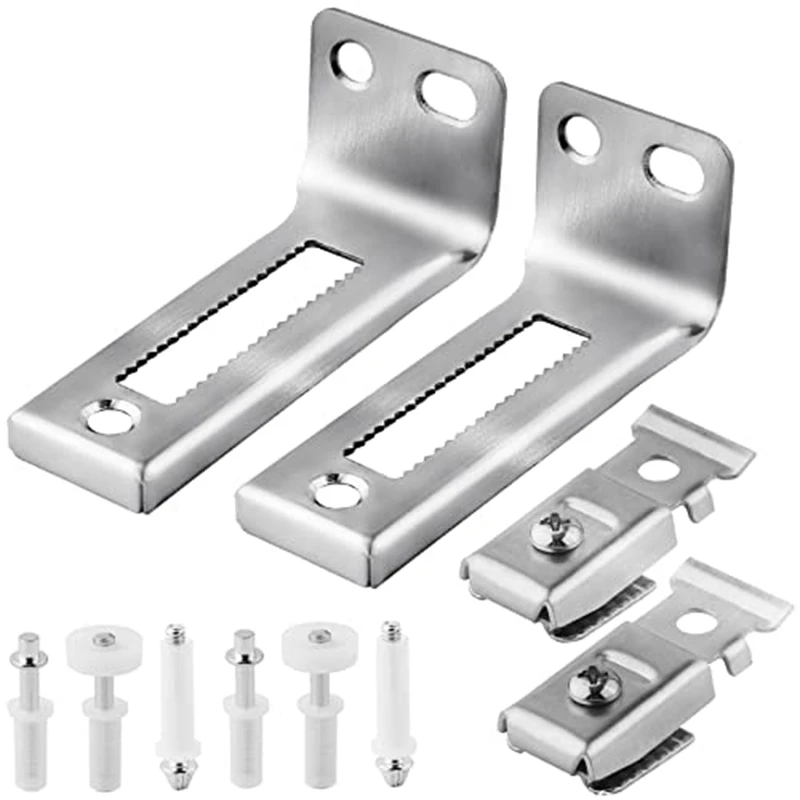 2 Packs Of Louver Door Hardware Contains Top And Bottom Pivots Brackets And Guide Wheel