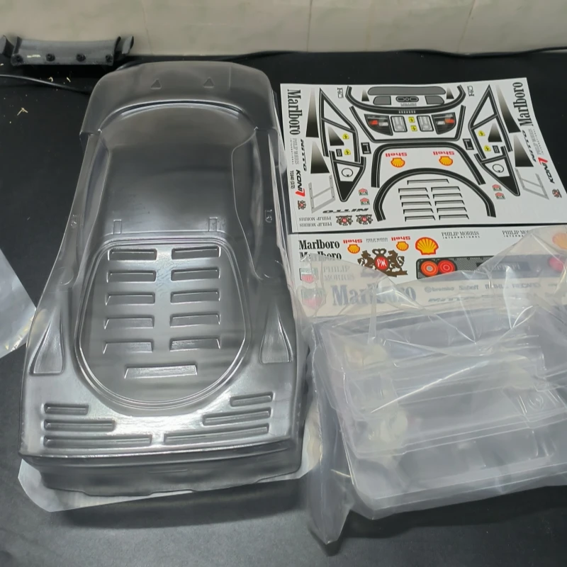 TC040 1/10 Ferrarii F40 Clear Body Shell, 190mm x 257mm RC Drift Tamiya Chassis TT01 TT02