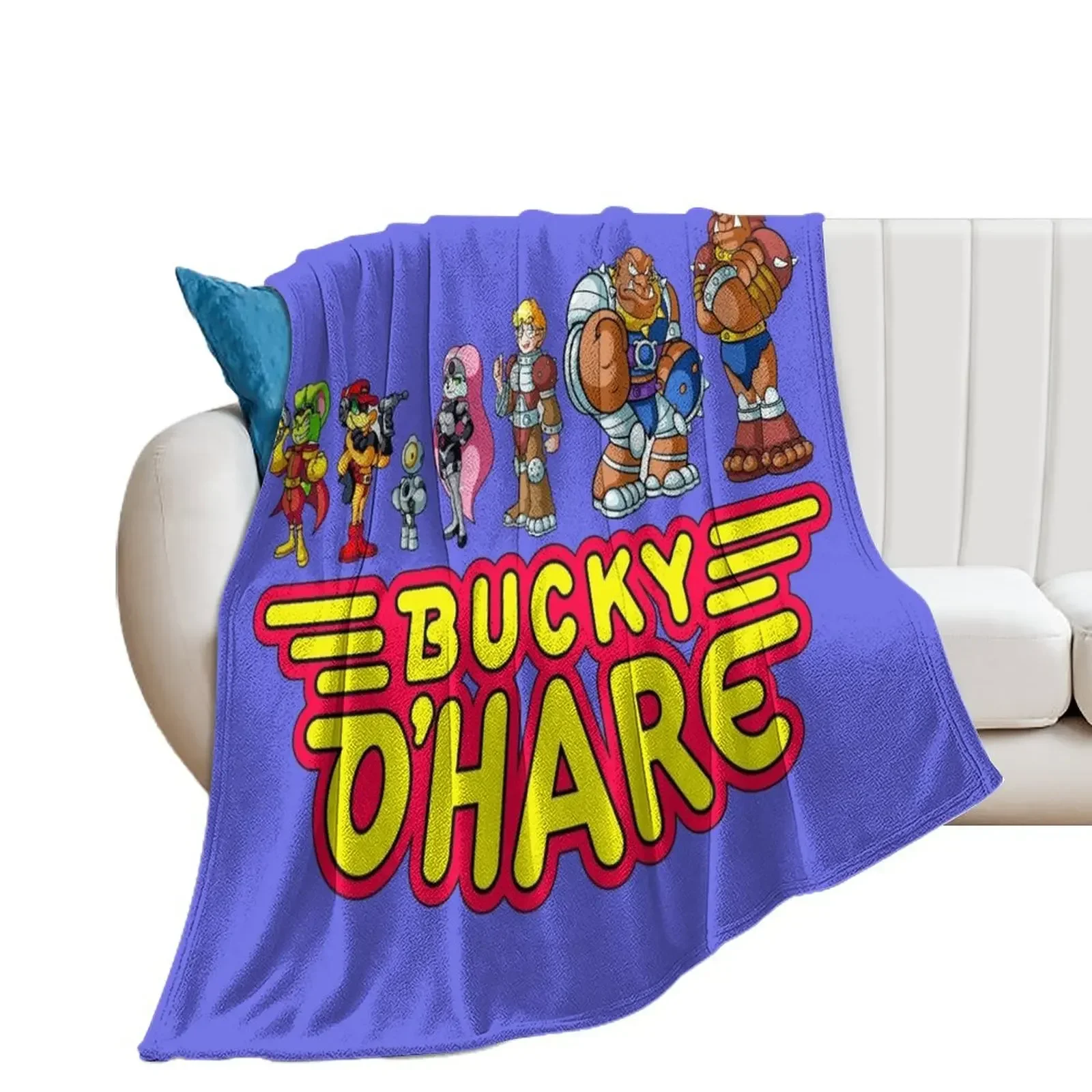 Bucky O Hare characters Throw Blanket Heavy manga Kid'S Blankets