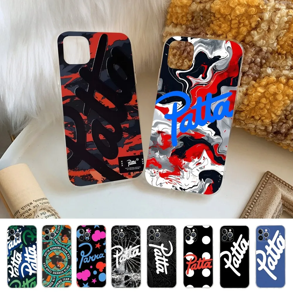 Fashion P-patta Phone Case For IPhone 16 15 8 7 6 6S Plus X SE XR XS 14 11 12 13 Mini Pro Max Mobile Case