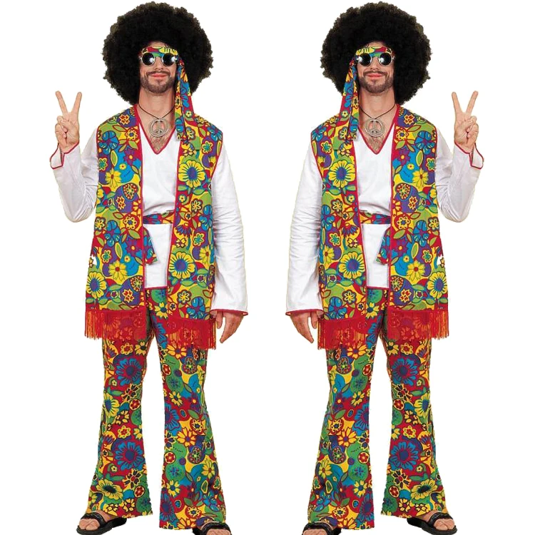 

Мужской костюм для косплея на Хэллоуин 50-х годов, хип-хоп, певица, сценическое выступление, комплект брюк-колокольчик, винтажный мужской костюм эпохи