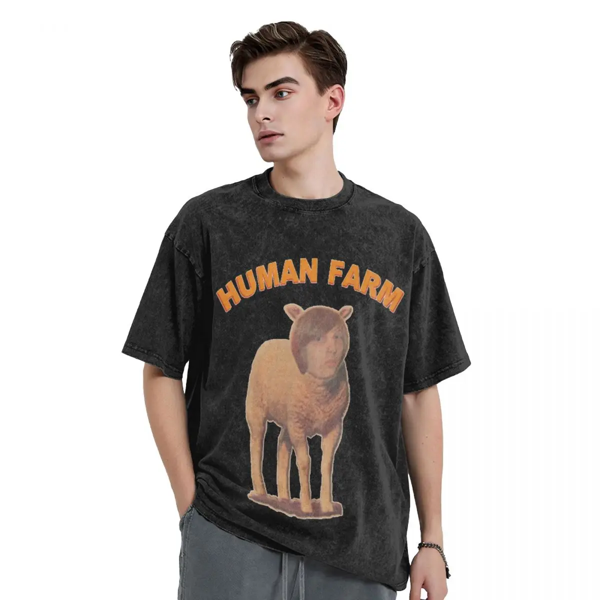 

Human Farm T-Shirt blanks for a boy heavyweights graphic t shirt vintage luxury clothes men