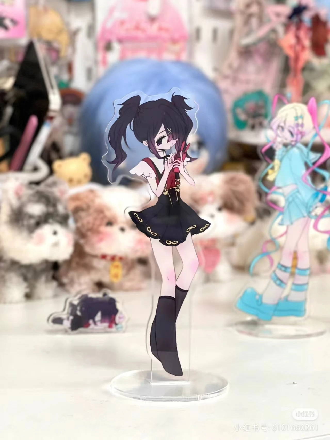 NEEDY GIRL OVERDOSE Figures Acrylic Stand Anime Action Figure Accessories Collection Kids Toys Gift Rain Desktop Ornaments