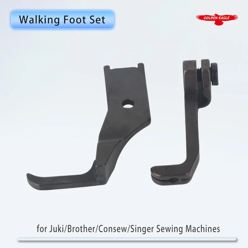 B1524-245-0A0 + B1470-245-000 Left Toe Walking Foot For Juki DSC-245/LU-563/1508, Brother B837, Consew 206RB, Singer 111G, 111W