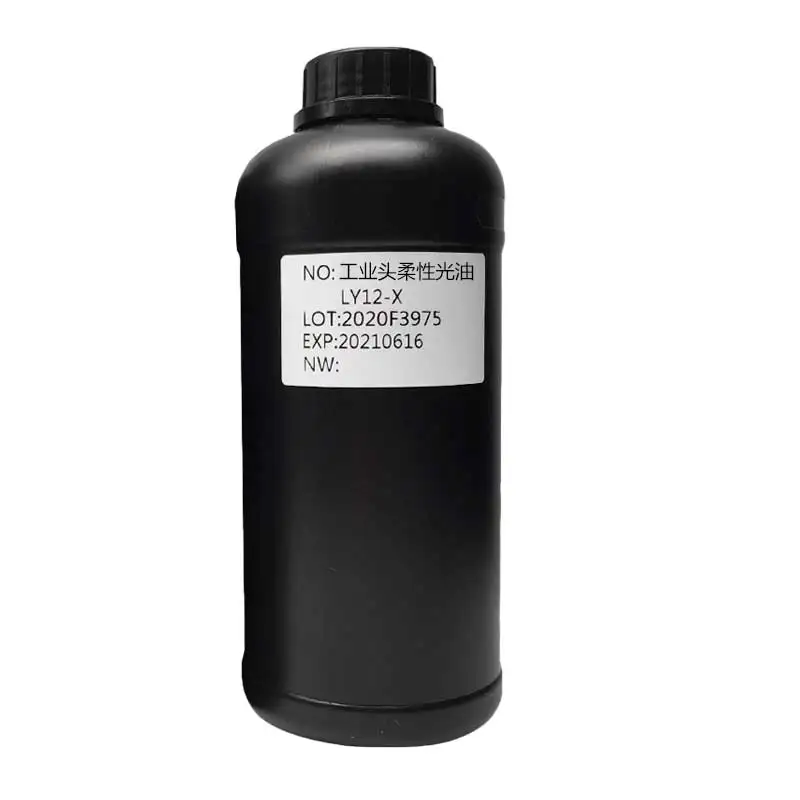 500ML UV Varnish Gloss Oil UV Ink Scratch Resistant R1390 L800 L1800 L805 For Epson UV Printer DX5 TX800 XP600 I3200 Print Head